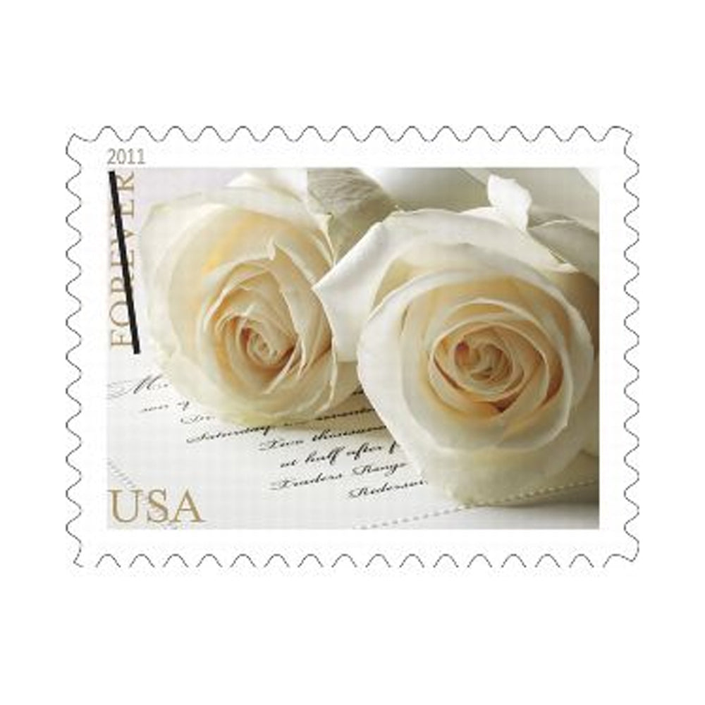 2011 Wedding Roses First-Class Postage Stamps