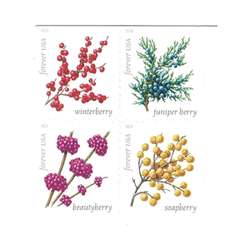 2017 Winter Berries Winterberry First-Class Postage Stamps