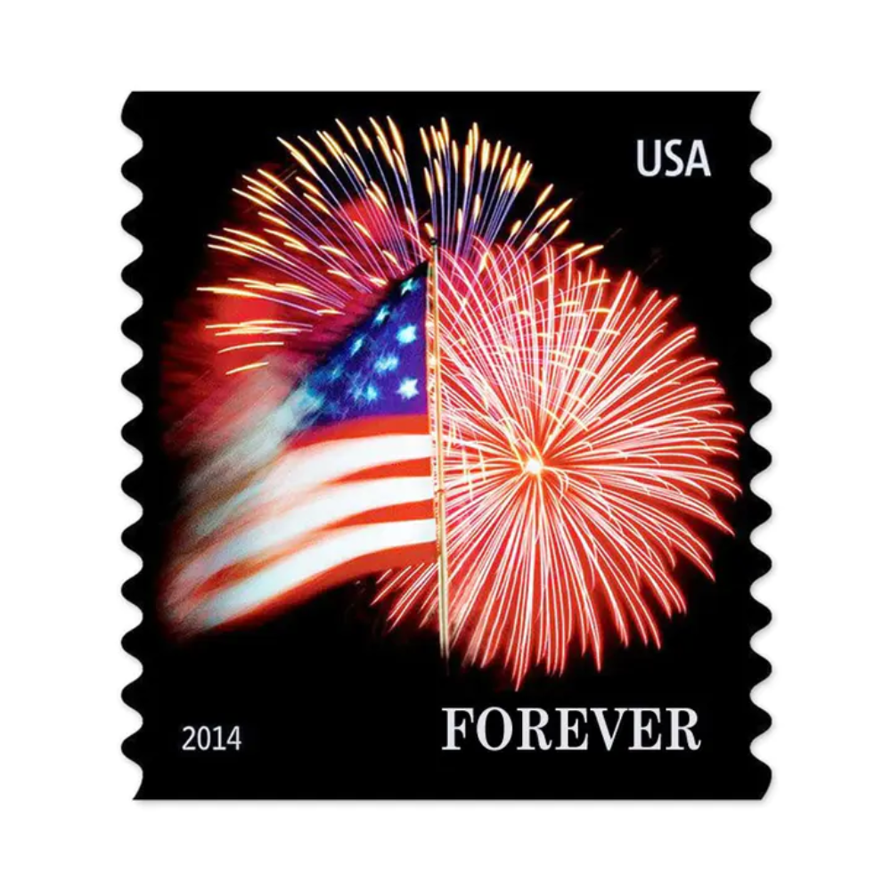 Forever Stamps 2014 U.S. Flag - First-Class Postage Stamps