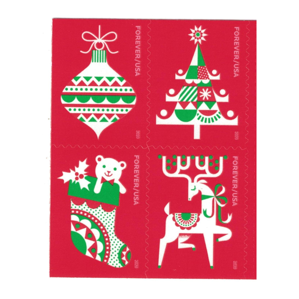 Forever Stamps 2020 Holiday Delights - First-Class Postage Stamps