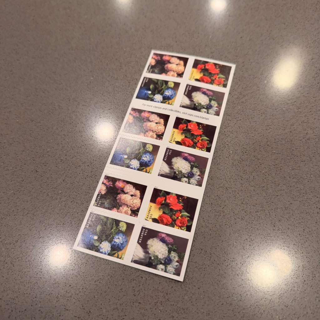 2016 Flowers from The Garden First-Class Postage Stamps