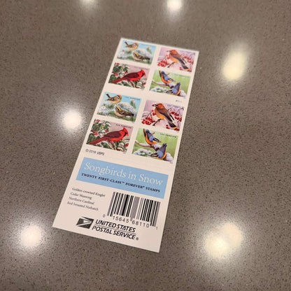 2014 Songbirds in Snow First-Class Postage Stamps